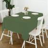 Oasis Home Collection Cotton Solid Table Cloth 60 X 60 inch | 4 Seater - Pack of 1 (Dark Green) view 1