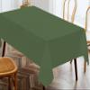 Oasis Home Collection Cotton Solid Table Cloth 60 X 60 inch | 4 Seater - Pack of 1 (Dark Green) view 2