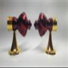 Sun Shield Wine Gold Curtain Bracket - Swirl - (1 inch) - Set of 2 Pieces view 3