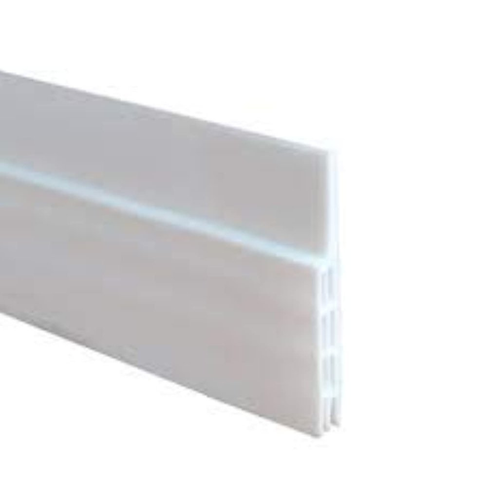 Stick&Seal Silicone Sweep Weather Stripping Door Draft Stopper (28 mm Wide X 1 m) (White)