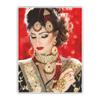 Anne Print Solutions Girl Makeup Gumming Vinyl Self Adhesive Sticker (Without Frame) Pack of 1 Pcs Size 24 Inch X 18* Inch* Multicolour view 1