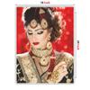 Anne Print Solutions Girl Makeup Gumming Vinyl Self Adhesive Sticker (Without Frame) Pack of 1 Pcs Size 24 Inch X 18* Inch* Multicolour view 2