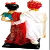 BS Handicrafts Love Couple Statue | Wedding Bride & Groom Showpiece Idol | Wedding Gift Couple Statue | Anniversary Birthday Gifts for Girlfriend/Boyfriend/Husband & Wife (Size: 8 Inch) view 2