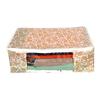 PrettyKrafts Saree Cover Big Size/Wardrobe Organiser/Clothes Storage Bag | Storage Organizer Bag | Zip Closure and Transparent Front | Clothes Storage Bag | Set of 6, Brown | Size: 40 x 35 x 20 cm view 3