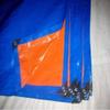 FASHION SENORA Orange/Blue GSM Waterproof UV Treated 100% Virgin Extra Strong Heavy Duty Plastic Size Tarpaulin (10x12) view 4