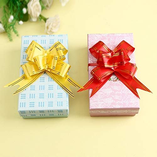 Home REPUBLIC-10 Bow Single Colour Any ONE Wedding Pull Bow Organza Striped Ribbon String Long Tulle Tails Wedding Party Bridal Gift wrap Wrapping Bows,Gift Bows, Christmas Bows.
