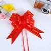 Home REPUBLIC-10 Bow Single Colour Any ONE Wedding Pull Bow Organza Striped Ribbon String Long Tulle Tails Wedding Party Bridal Gift wrap Wrapping Bows,Gift Bows, Christmas Bows. view 3