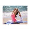Anne Print Solutions Yoga Health & Fitness by Girl Gumming Vinyl Self Adhesive Sticker (Without Frame) Pack of 1 Pcs Size 24 Inch X 18* Inch* Multicolour view 1