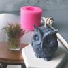 AAY 3D Owl Animal Silicone Soap Mold Resin Clay Candle Molds (Non Food Grade) view 3
