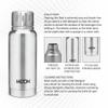 Milton Elfin 160 Thermosteel Water Bottle 160 ml, 24 Hr Hot and Cold I Leak Proof Lid, ISI Certified I Vacuum Insulated I for Office, Gym, School I Silver view 4