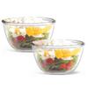 Treo By Milton Glass Mixing Bowls Set of 2, 1000 Ml (Transparent) view 1
