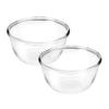 Treo By Milton Glass Mixing Bowls Set of 2, 1000 Ml (Transparent) view 2