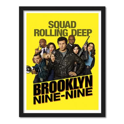 Good Hope Brooklyn 99 TV Series Framed Poster (Artificial Wood 10 x 13 inch Multicolour)