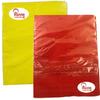 Divya Cotton Wicks || Cotton Pooja Cloth || Cotton Altar For Puja || Pooja Chowki Aasan Kapda || Combo Of 2 Cloth And 1 Packet Batti || 1 Meter || Color Red & Yellow view 1