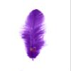 TIPTOP DECORATION Natural Dyed Feathers 10 cm (80 pieces) (Violet) view 1
