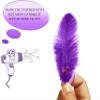 TIPTOP DECORATION Natural Dyed Feathers 10 cm (80 pieces) (Violet) view 4