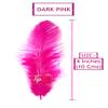TIPTOP DECORATION Natural Dyed Feathers 10 cm (80 pieces) (Dark Pink) view 2