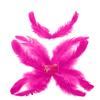 TIPTOP DECORATION Natural Dyed Feathers 10 cm (80 pieces) (Dark Pink) view 3