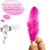 TIPTOP DECORATION Natural Dyed Feathers 10 cm (80 pieces) (Dark Pink) view 4