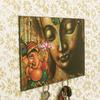 eCraftIndia Lord Ganesha Theme Wooden Key Holder with 6 Hooks view 1