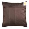 Nendle Velvet Plain Decorative Soft Texture Cushion Cover - Pack Of 5,16X16 Inch|Soft Smooth Solid Fabric|Square Pillow Covers For Bed,Sofa,Office Chair&Seat,Home Dcor (Light Brown),500 TC view 3