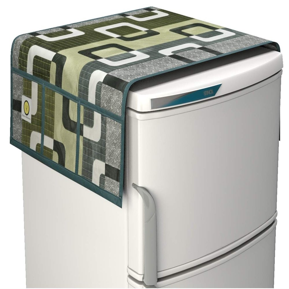 Yellow Weaves Designer Fridge Top Cover