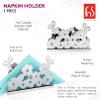 FnS Tulip Decorative Flower Napkin Holder for Dining Table - Fancy Tissue Paper Holder for Office Desk view 3