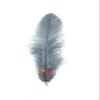 TIPTOP DECORATION Natural Dyed Feathers 10 cm (80 pieces) (Grey) view 1