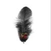 TIPTOP DECORATION Natural Dyed Feathers 10 cm (80 pieces) (Black) view 1