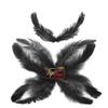TIPTOP DECORATION Natural Dyed Feathers 10 cm (80 pieces) (Black) view 3