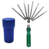 Volo Screw Driver Set - Neon Bulb with eight blades in 6mm Dia Consisting Extn. Rod-(9 Pc Set). view 1