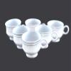 Prop It Up Premium GoldenLine Fine Tableware Bone China Set of 6 Tea Cups/Coffee Mugs for Home Office (140 ml) 13 view 2
