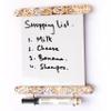 IVEI Wooden Fridge Magnet with a whiteboard and Hooks (Long, Chowk Art) view 1