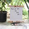 IVEI Wooden Fridge Magnet with a whiteboard and Hooks (Long, Chowk Art) view 3