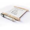 IVEI Wooden Fridge Magnet with a whiteboard and Hooks (Long, Chowk Art) view 4
