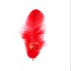 TIPTOP DECORATION Natural Dyed Feathers 10 cm (80 pieces) (Dark Red) view 1
