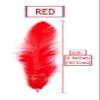 TIPTOP DECORATION Natural Dyed Feathers 10 cm (80 pieces) (Dark Red) view 2
