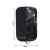 PrettyKrafts Half Transparent Blazer Cover| Suit Covers with Zip for Men,Women|Cloth Organizer for Wardrobe|Premium Zipper & Transparent Window|Foldable Style Cover for Luggage (Set of 3) - Black view 4