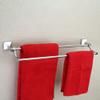 Plantex Stainless Steel Folding Dual Towel Rod/Foldable Towel Hanger for Bathroom/Towel Stand/Bar/Bathroom Organiser(24 Inch-Chrome/Silver) view 1