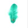 TIPTOP DECORATION Natural Dyed Feathers 10 cm (80 pieces) (Turquoise) view 1