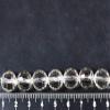 The Design Cart White Transparent Faceted Spherical Crystal Beads (12 mm, 1 String) for Jewellery Making, Beading, Art and Craft Supplies view 2
