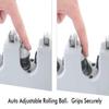 Mop Broom Holder, Wall Mounted Commercial Organizer Storage Rack for Garden Tools, Kitchen, Garage and Laundry view 3