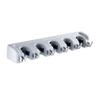 Mop Broom Holder, Wall Mounted Commercial Organizer Storage Rack for Garden Tools, Kitchen, Garage and Laundry view 4