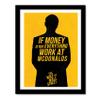 Good Hope Wolf of Wall Street Movie Poster Wooden Frame for Room and Office - Multicolour (10inch X 13inch) view 1