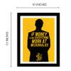 Good Hope Wolf of Wall Street Movie Poster Wooden Frame for Room and Office - Multicolour (10inch X 13inch) view 3