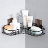 VDHJA Multipurpose Kitchen Bathroom Shelf Wall Holder Storage Rack Corner Shelf Storage Box Strong Suction Cup Shower Rack Self view 1