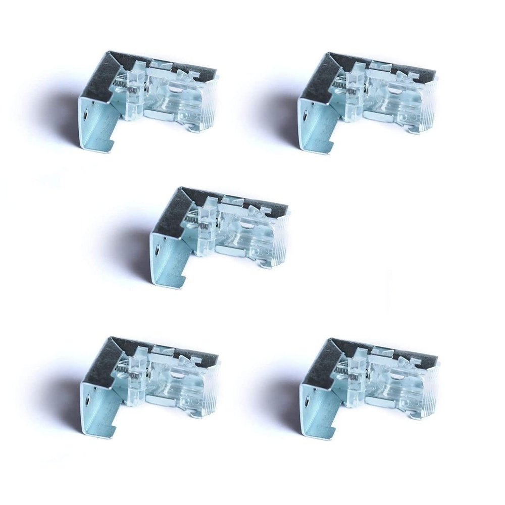 FAPBADRI Bracket/Holder for Roman Blinds, Screws & Wallplugs Included - 5 Pieces
