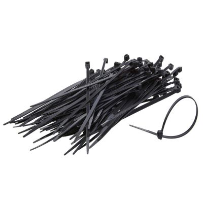 Rpi shop - 12 Inch (300 L x 3.6 W) Cable Ties UV resistant Nylon Zip Wire Organizer Self Locking Tie Black - 200 PCS