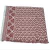 Gouri Textiles Solapur Cotton Chaddar Blanket 58" X 88"chaddars (maroon), skinfriendly, Pack of 1 view 3