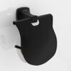 Plantex Space Aluminum Toilet Paper Roll Holder/Toilet Paper Holder/Tissue Paper Roll Holder for Bathroom Accessories (Black) view 1